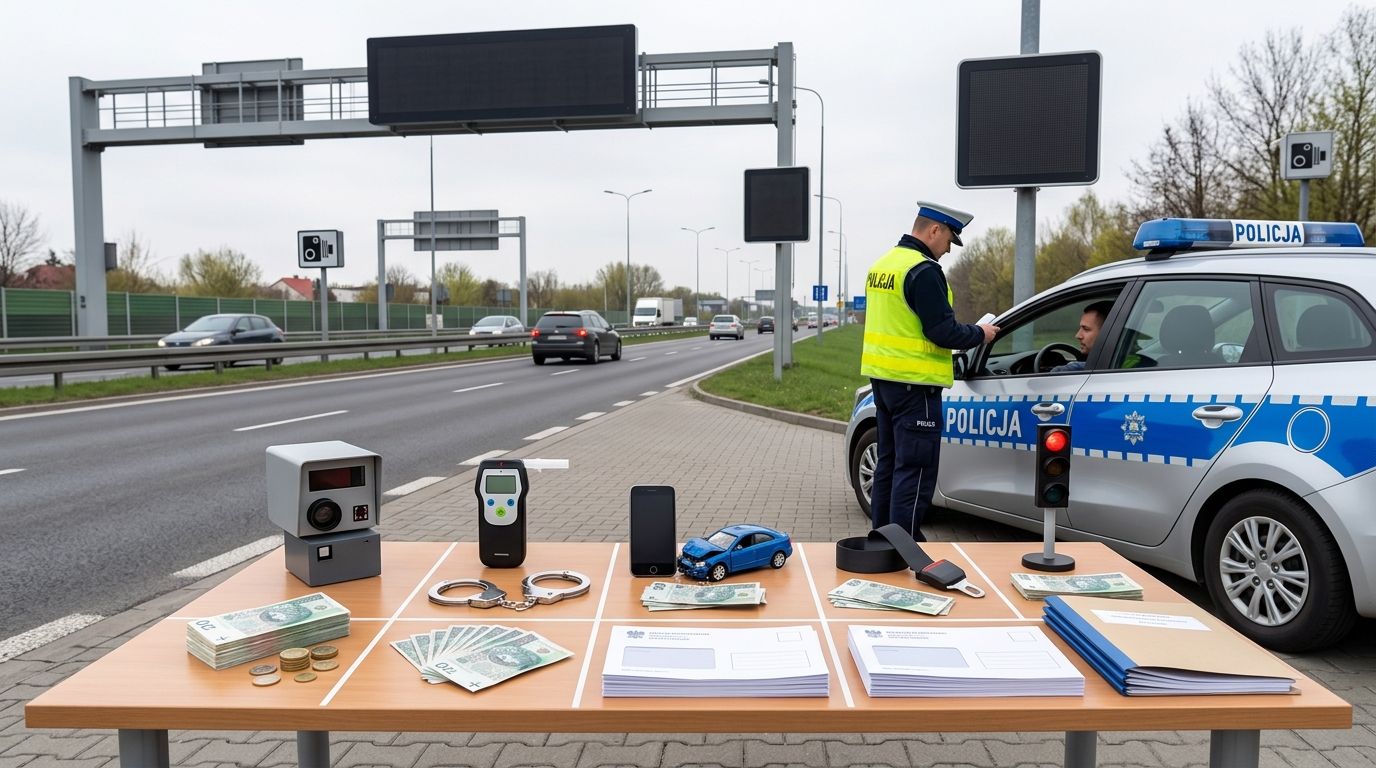 Taryfikator mandatów 2026: ile zapłacisz za wykroczenia drogowe?